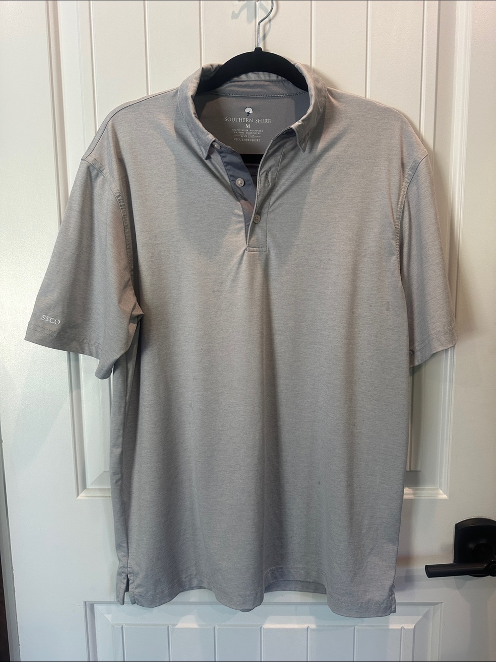 The Southern Shirt Company Light Gray Polo Shirt